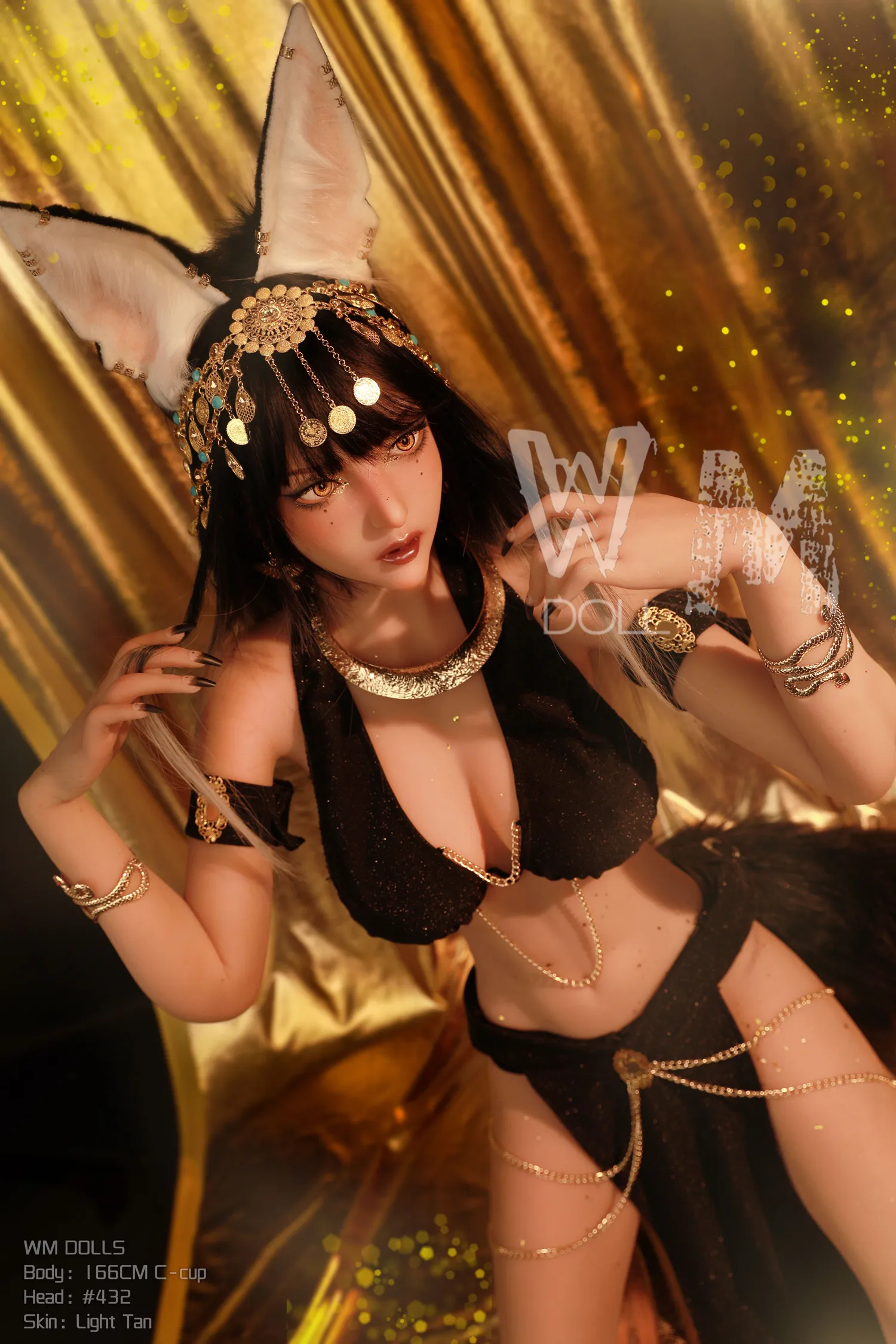 166cm (5ft5) C-Cup sex doll with metal skeleton S-TPE Sex Doll Head #432
